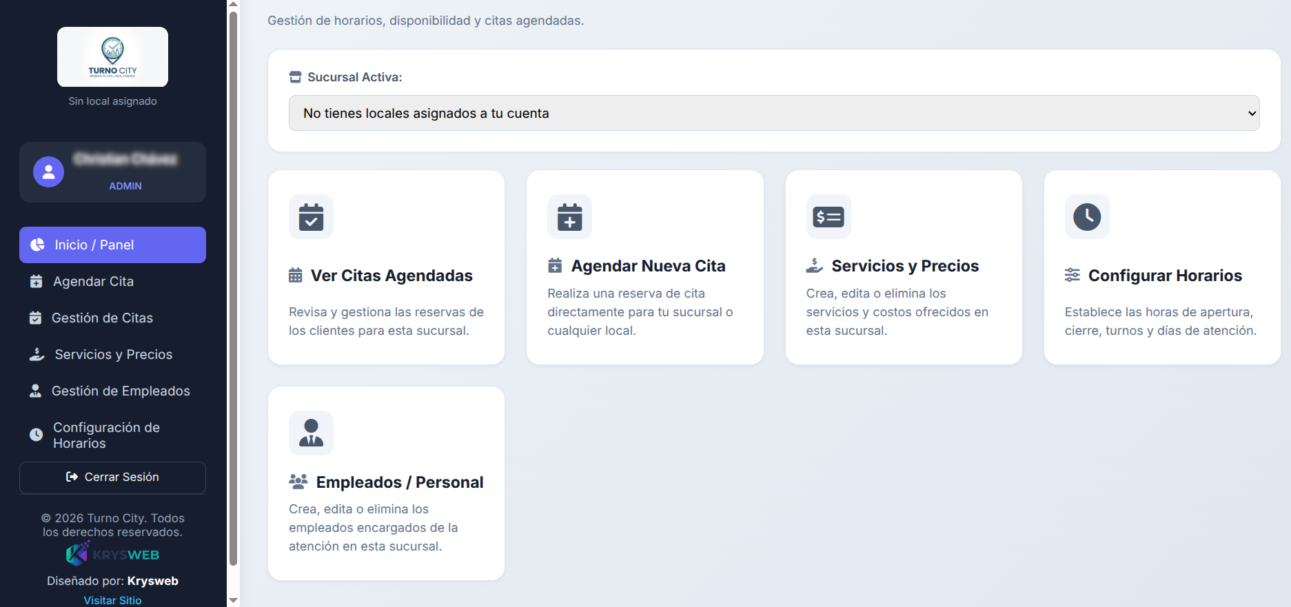Gestión de Ventanillas